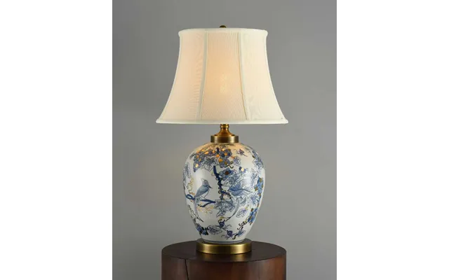 Blue Grape Vine Ceramic Table Lamp