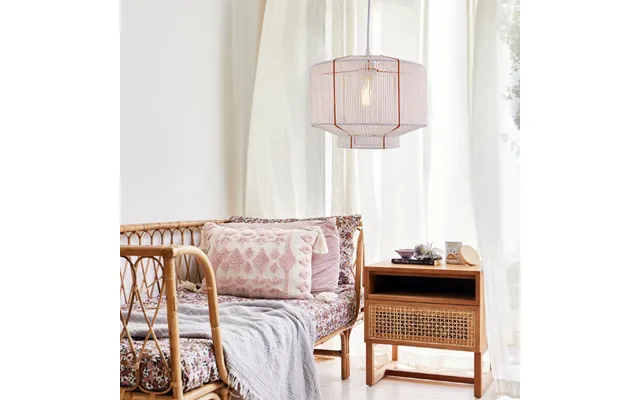 Modern Handwoven White Paper Rope Pendant Light For Cozy Interiors