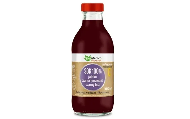 100% Apple Juice Blackcurrant Blackcurrant Elderberries - 300 Ml