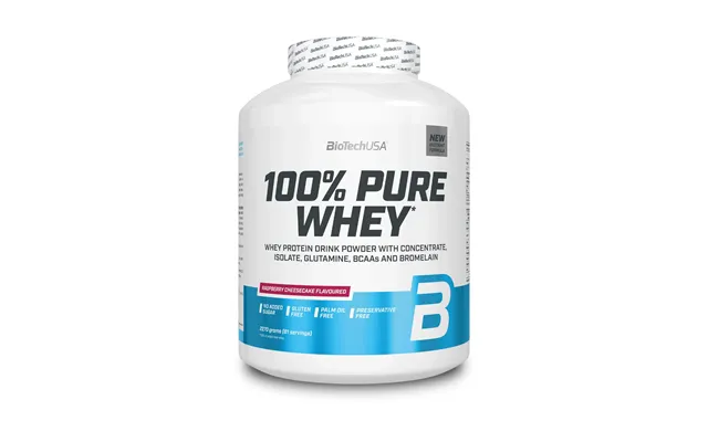 100% Pure Whey Cheesecake Protein Powder With Raspberry - 2270g