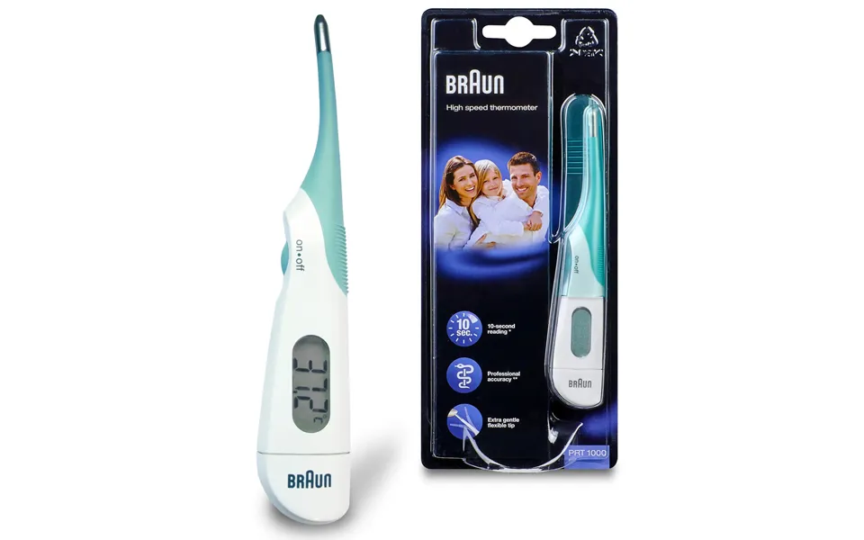 3 In 1 Digital Thermometer With Flexible Tip - Braun
