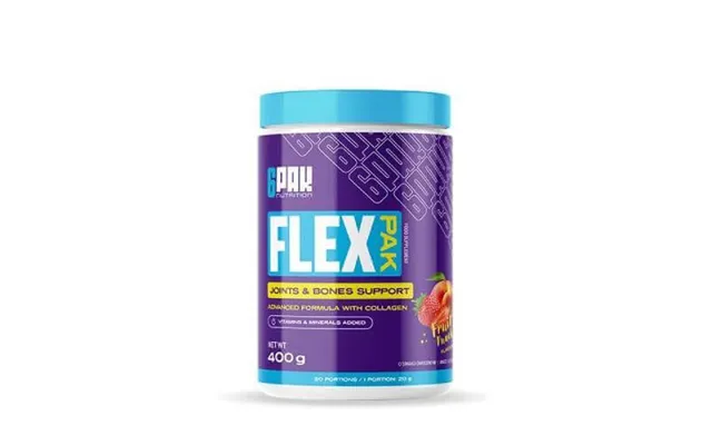 6pak Nutrition Flex Pak Fruit Flavor - 400 G
