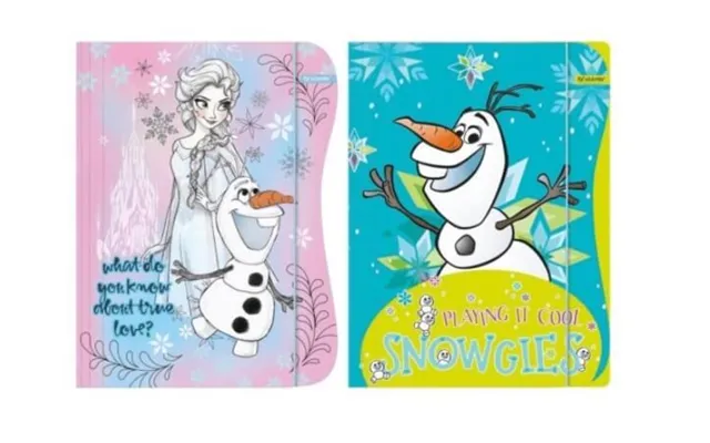 A4 Folder With Elastic Band - Frozen