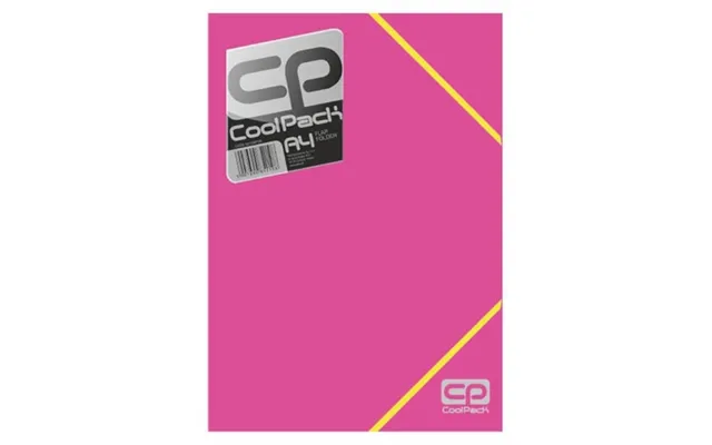 A4 Folder With Neon Pink Elastic Band