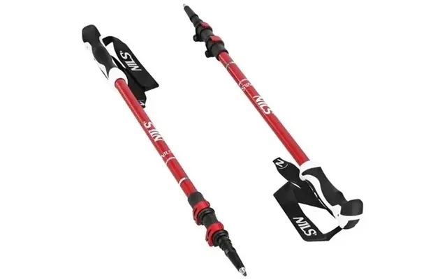 Abisal Aluminum Trekking Poles Red 63-135 Cm