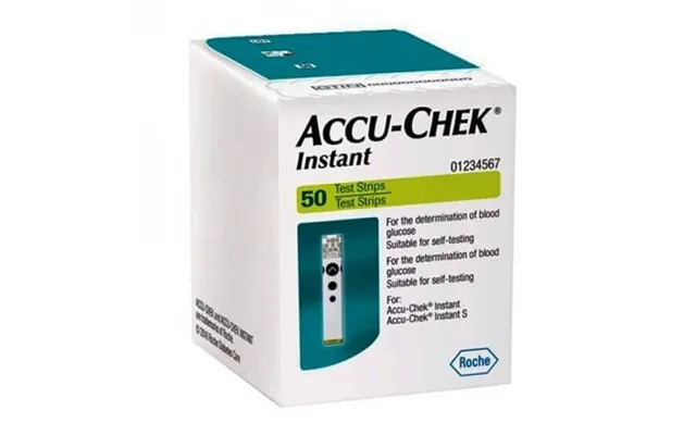 Accu-chek Instant Blood Glucose Meter Tests - 50 Pieces