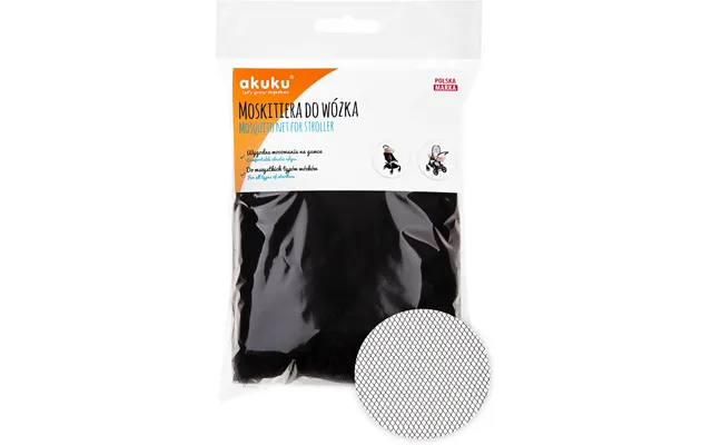 Ackuku Universal Mosquito Net For Stroller Black 1pc
