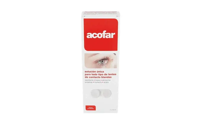 Acofar Soft Contact Lenses With Single Solution Pack Of 2 X 250 Ml
