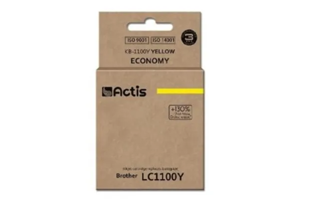 Actis - Ink For Brother Kb-1100y Replacement Lc1100y Yellow Yellow