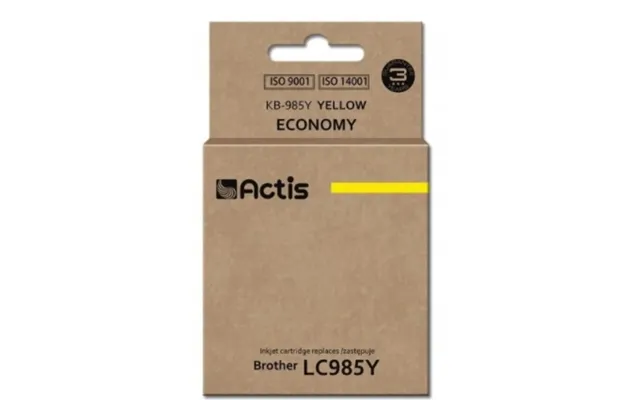 Actis - Ink For Brother Kb-985y Replacement Lc985y Yellow Yellow