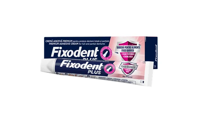 Adhesive For Dental Prosthesis Plus Food Barrier - 40 G
