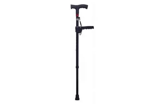 Adjustable Walking Stick With Flashlight - Alarm And Fm Radio Dr