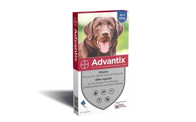 Advantix Pipettes For Large Dogs 25 To 40kg X4