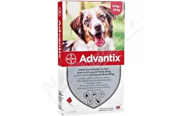 Advantix -on For Dogs From 10 To 25 Kg 1×2,5 Ml - Pipette