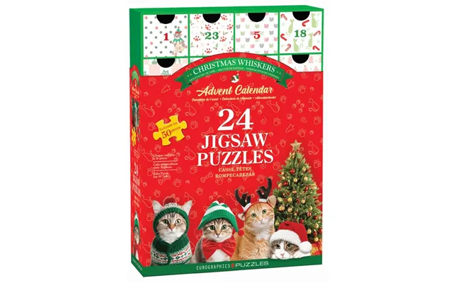 Advent Calendar Cats - 24 Jigsaw Puzzles