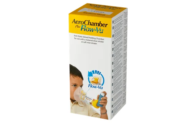 Aerochamber Plus Flow-vu - Inhalation Chamber With Mask For Children