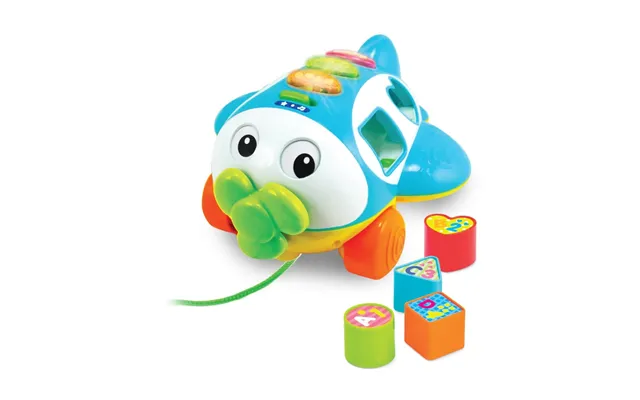 Airplane Push Toy With Activities - 1 Year