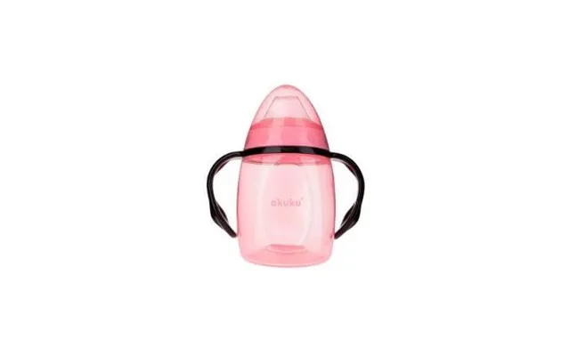 Akuku Baby Cup With Soft Mouthpiece Pink 280ml - 1pc