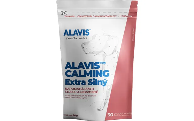 Alavis Calming Extra Strong Soft Tablets For Dogs And Cats 30 Pieces