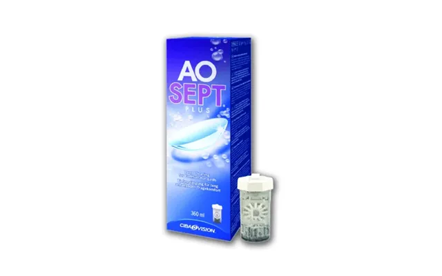 Alcon Aosept Plus Hydraglyde Silicone Contact Lens Solution 360ml Free Contact Lens Case product image