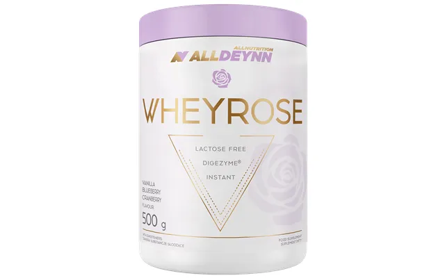 Alldeynn Wheyrose Alldeynn Wheyrose - Vanilla And Blueberry Flavour With Freeze-dried Blueberry Pieces