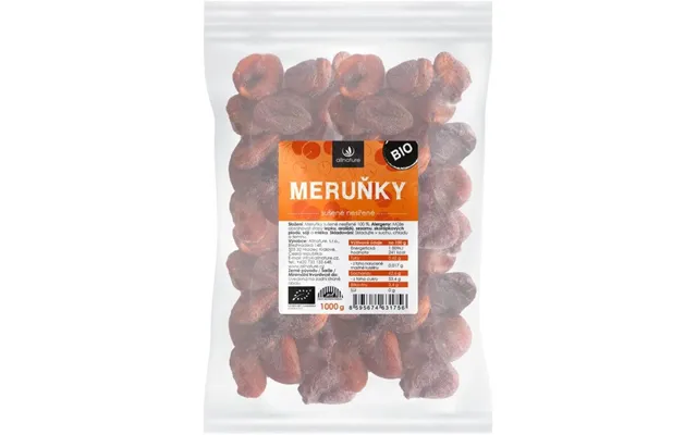 Allnature Dried Apricots - Unsulphured Bio 1000 G