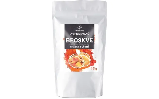 Allnature Freeze-dried Peach Slices 15 G