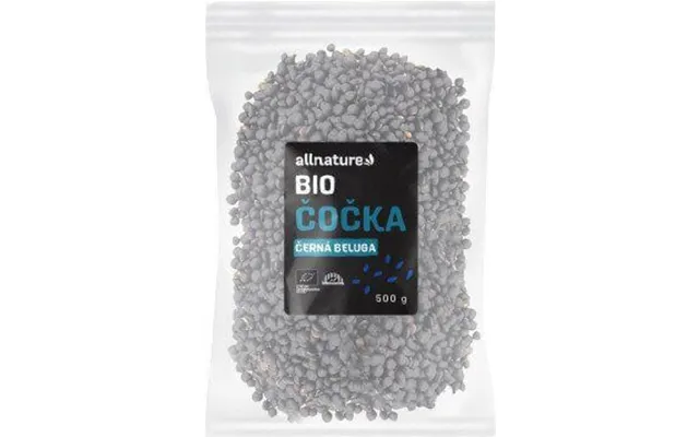 Allnature Organic Beluga Black Lentils 500 G