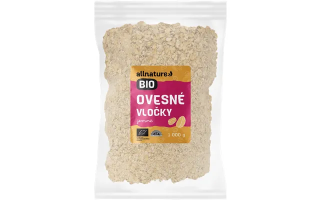 Allnature Organic Fine Oat Flakes 1000 G