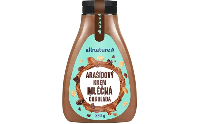 Allnature Peanut Cream With Milk Chocolate 260 G