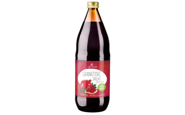 Allnature Pomegranate Pomegranate Premium Organic 100% Juice 1000 Ml