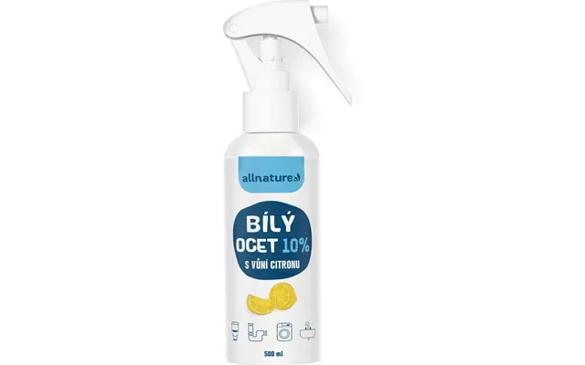 Allnature White Vinegar 10% With Lemon Flavor 500 Ml