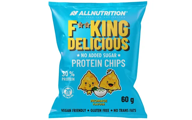 Allnutrition Fitking Delicious Protein Chips Fromage - Sour Cream And Chive Flavored Chips
