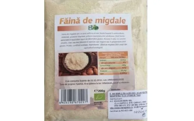 Almond White Flour Organic - 200 G