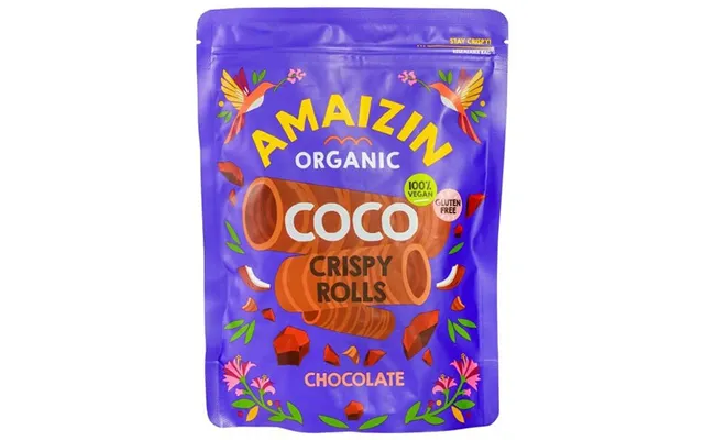 Amaizin - Chocolate-coconut Wafer Tubes