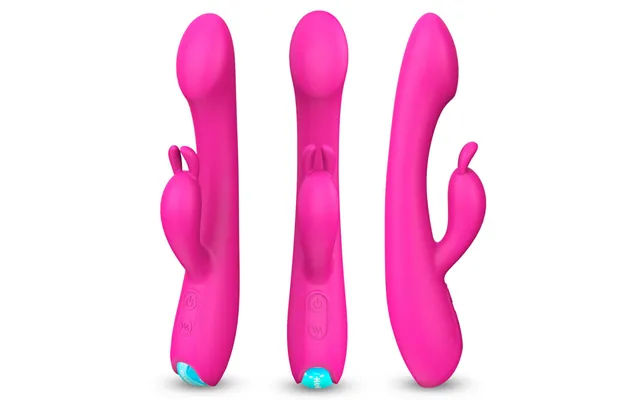 Anas Vibrating Lighted Bunny Rabbit Vibrator With 9 Vibration Modes Red Rose