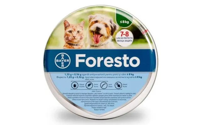Antiparasitic Collar For Cats And Small Dogs Foresto Collar - 1 Piece