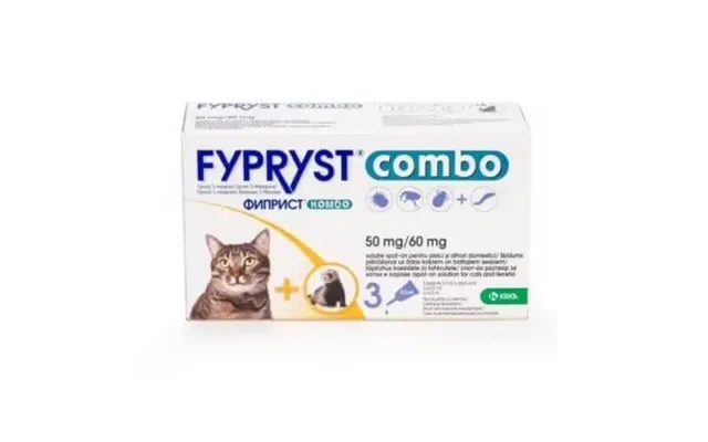 Antiparasitic Pipettes For Cats Fypryst Combo Cat 50 Mg - 3 Pipettes