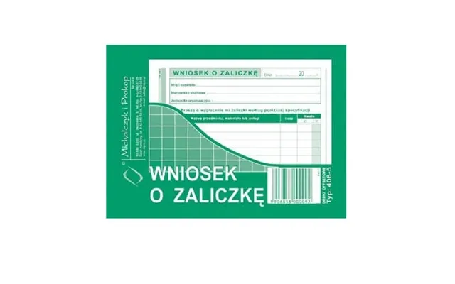 Application For Advance 408-5 - 40 Sheets