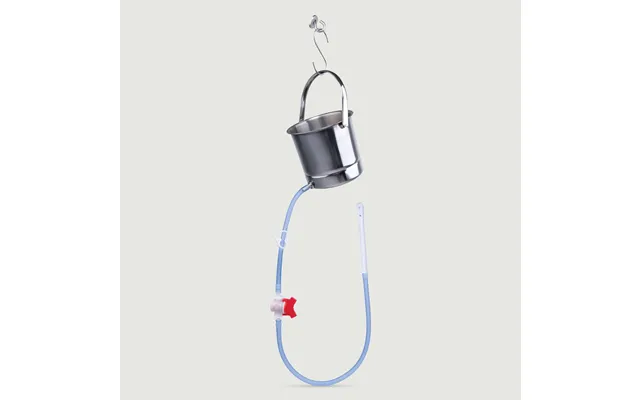 Aquaclean Stainless Steel Bucket Mate Shower Set - Silver