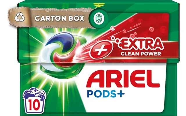 Ariel Extra Clean Power Washing Capsules - 10 Pieces