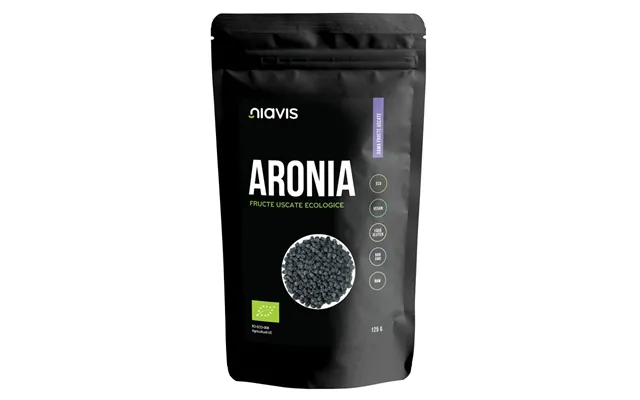 Aronia Organic Raw Dried Fruit - 125g