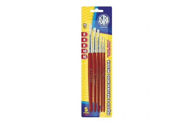 Astra Natural Wax Spatula Set 2 4 8 10 16 - 5 Pieces product image