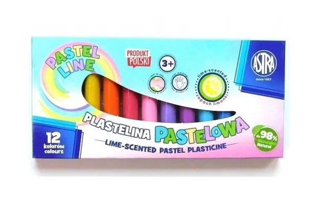 Astra - Plasticine Scented With Lime 12 Colors