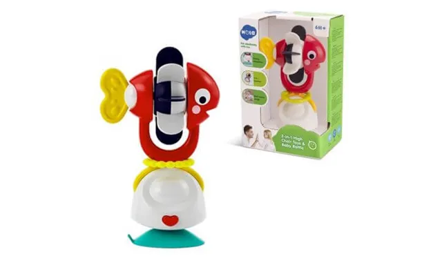 Baby Toy With Suction Cup And Rattle - 6 Months