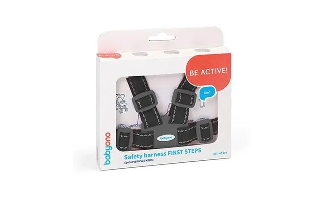 Babyono Baby Walking And Stroller Harness First Steps 6m 070 02 Graphite