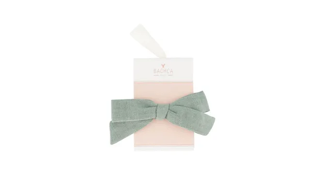 Bachca Crocodile Hair Clip With Gray-green Bow product image