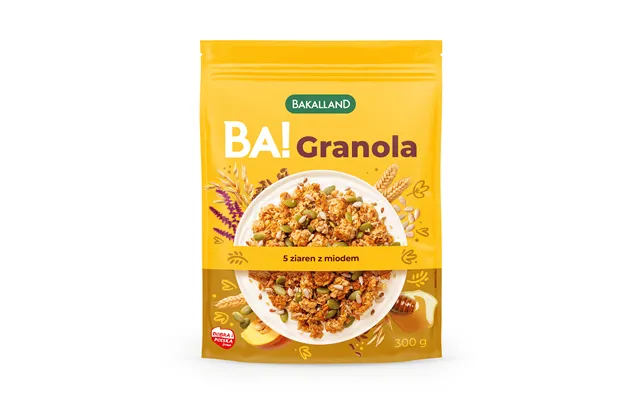 Bakalland Ba Granola 5 Grains With Honey - 300 G