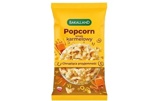 Bakalland Popcorn With Caramel Flavor 90 G