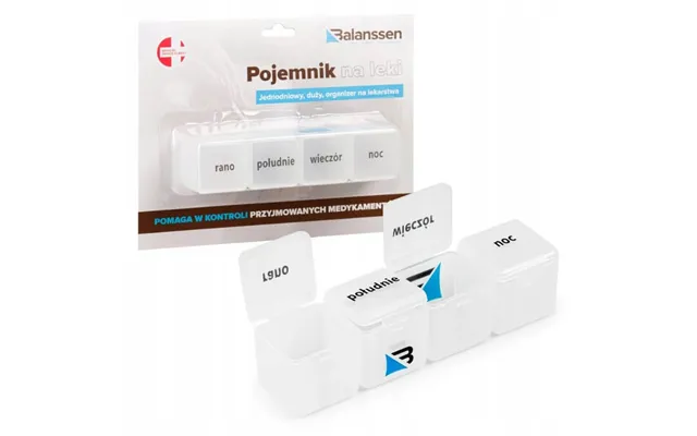Balanssen Single-day Medication Organizer 4 Times Of Day - 1 Piece